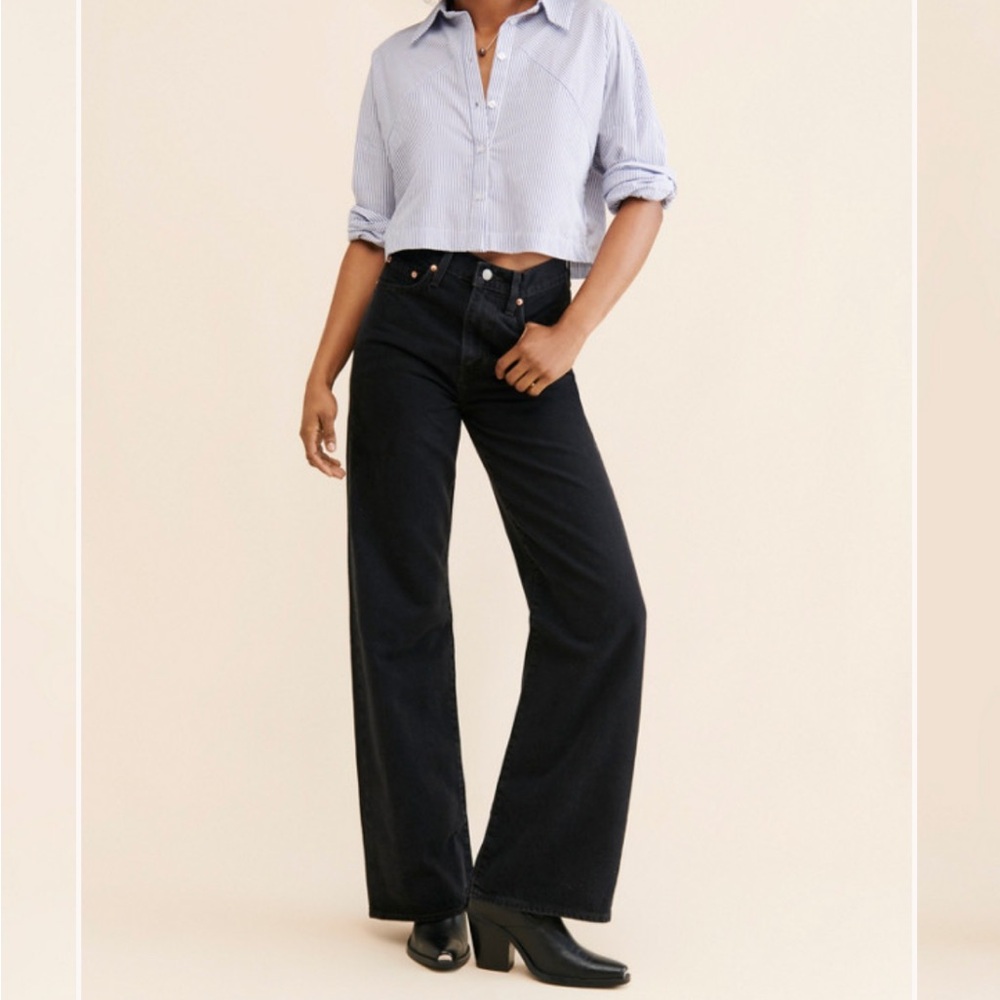 Ribcage Wide-Leg Jeans